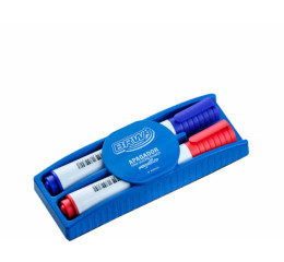KIT MARCADOR QUADRO BC C/APAGADOR MAG.C/4PÇ AG0103